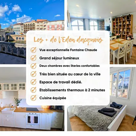 L'eden Dacquois, Vue Exceptionnelle, Plein Centre Dax